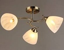 Люстра потолочная трехрожковая Мелодия Света Е27 220В Медь картинка 